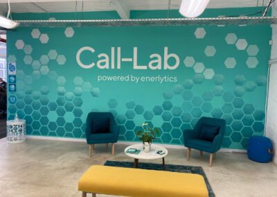 Business logo design in teal